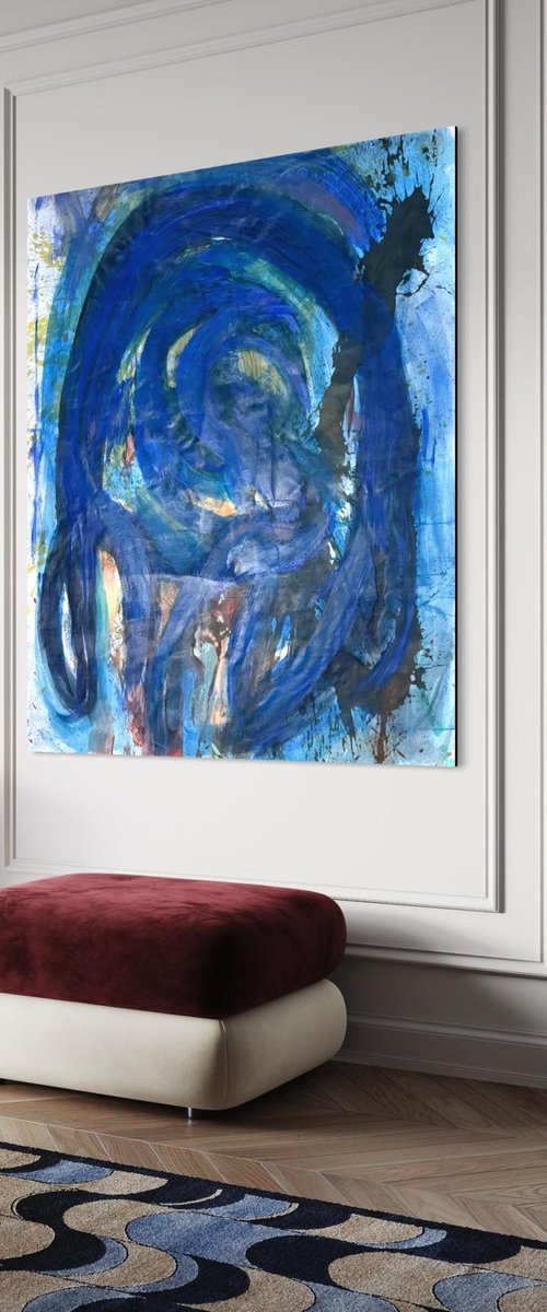 Blue Kiss by Paolo KOZMA