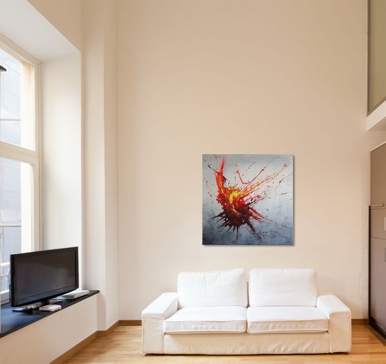 Eruption (Spirits Of Skies 100130) (100 x 100 cm) XXL (40 x 40 inches)