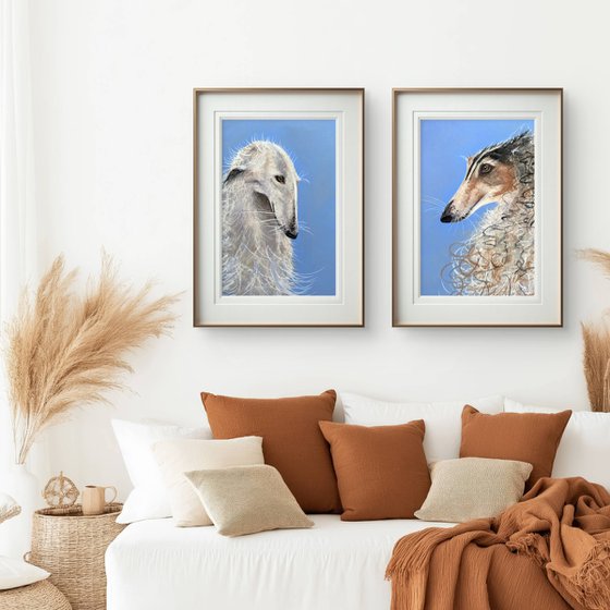 Dog Portraits Soft Pastel