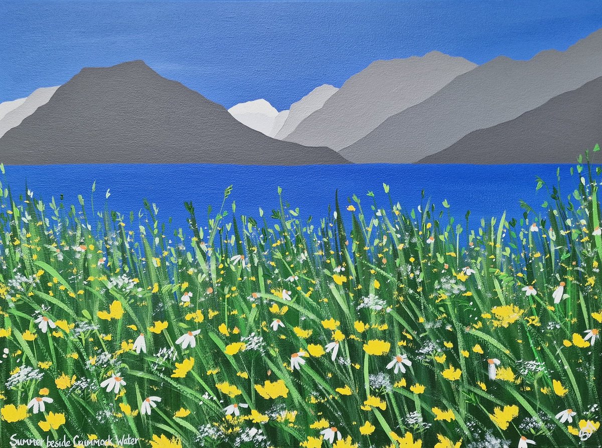 Summer beside Crummock Water by Sam Martin