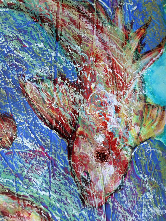 Fantasy with Flowers 332. paper 59x42cm