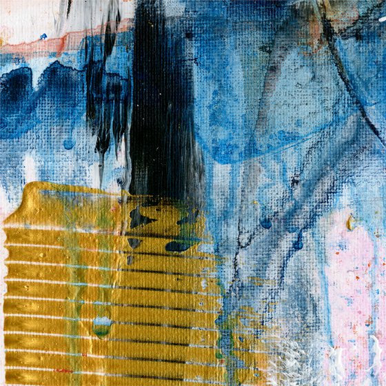 Entropy - 2 Textural Abstract Paintings by Kathy Morton Stanion