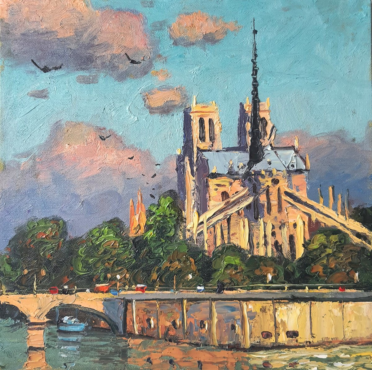 Paris, Notre Dame by Roberto Ponte