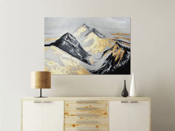 Golden mountains