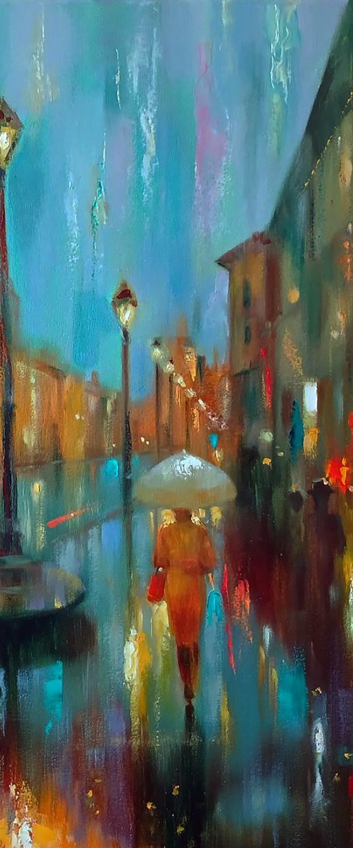 Rainy Evening by Anatolii Tarabаnov