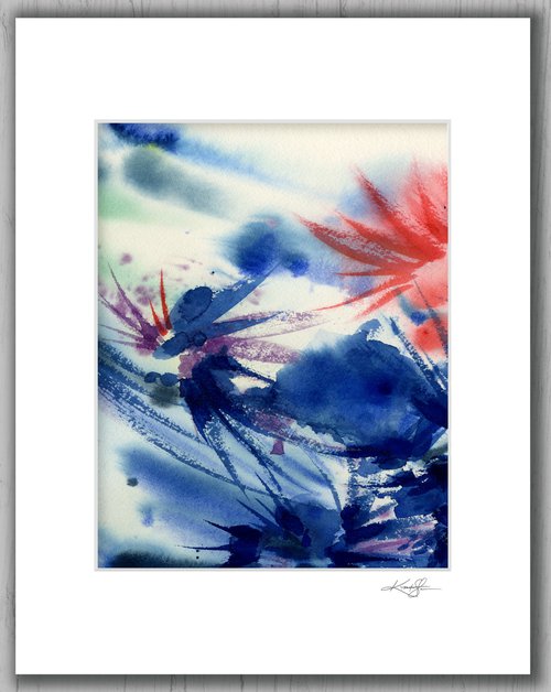 Organic Dream 3 - Abstract Floral art by Kathy Morton Stanion by Kathy Morton Stanion