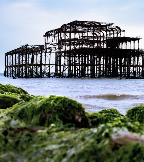 Hillside West Pier Brighton : June 2021 (Limited edition  1/20) 18X12