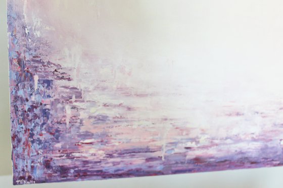 Abstract Pink Landscape