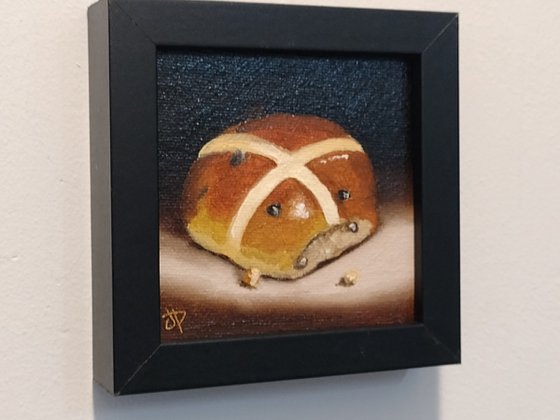 Little hot cross bun still life