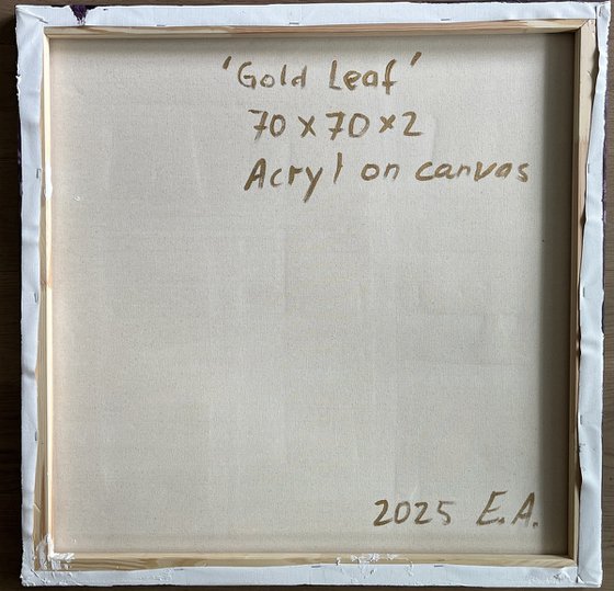 Gold Leaf 70x70x2 cm