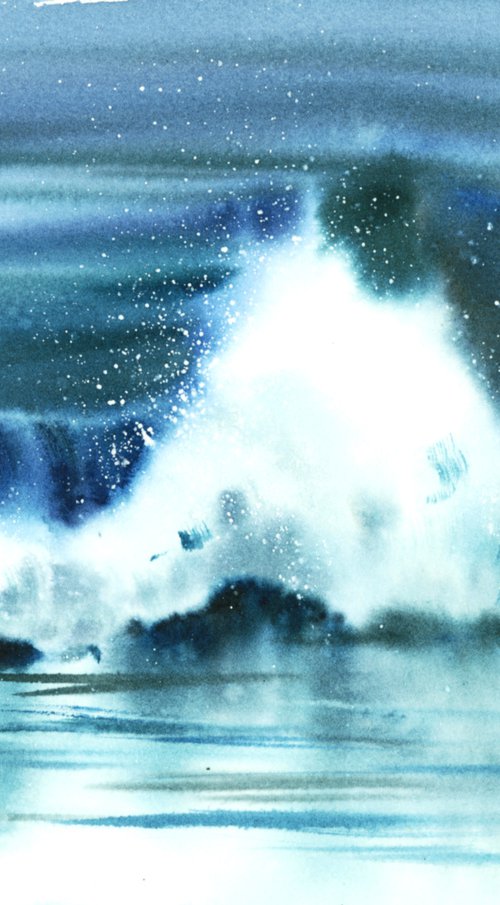 Waves In The Sea #3 by Eugenia Gorbacheva
