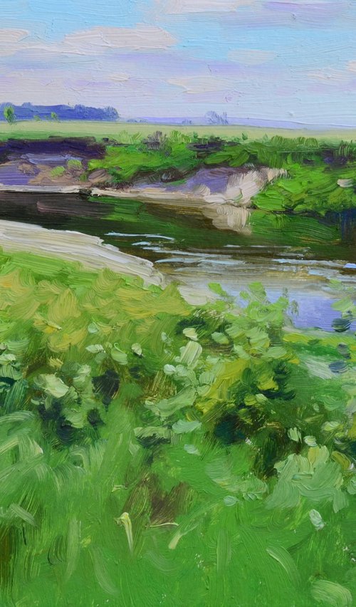 Sand bend. Etude by Ruslan Kiprych