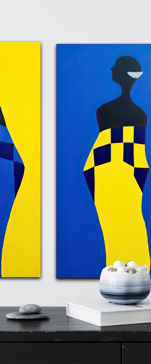 Diptych Dual State by Veronika Obushikhina