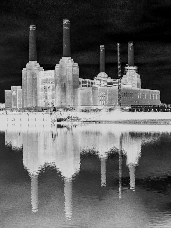 BATTERSEA THAMES Limited edition  3/50 16"x12"
