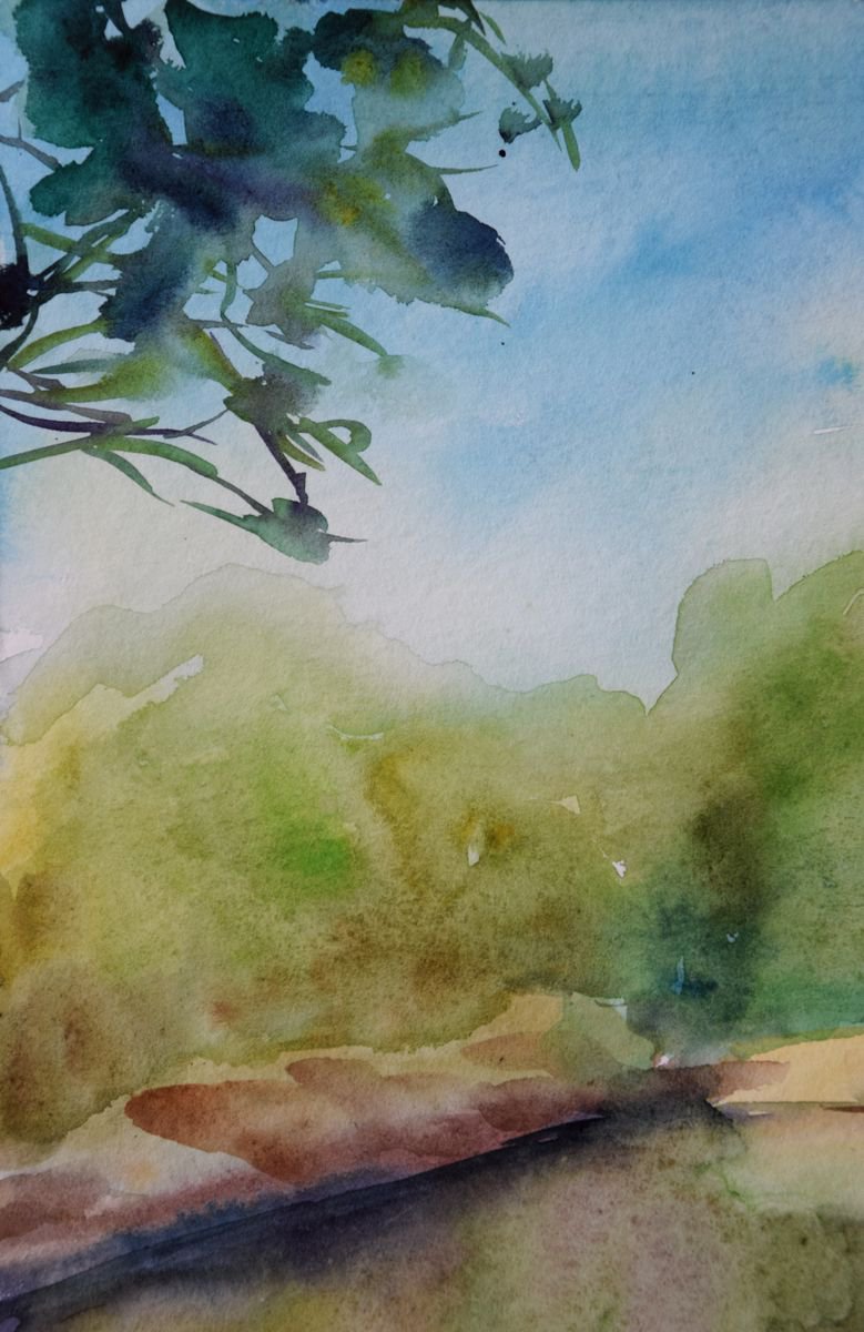 Forest Landscape Watercolor For Beginners taught by Jana Komaritsa - Wet  Paint