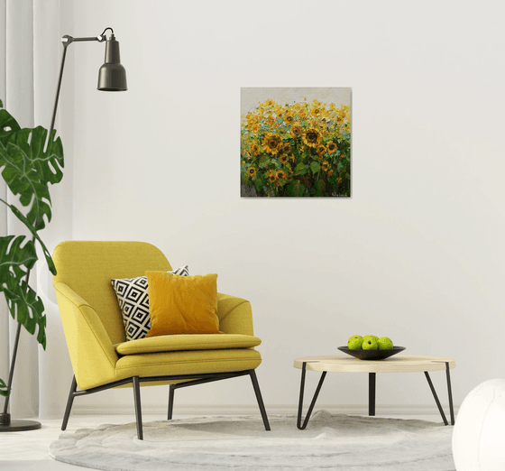 Sunflowers Original Oil painting