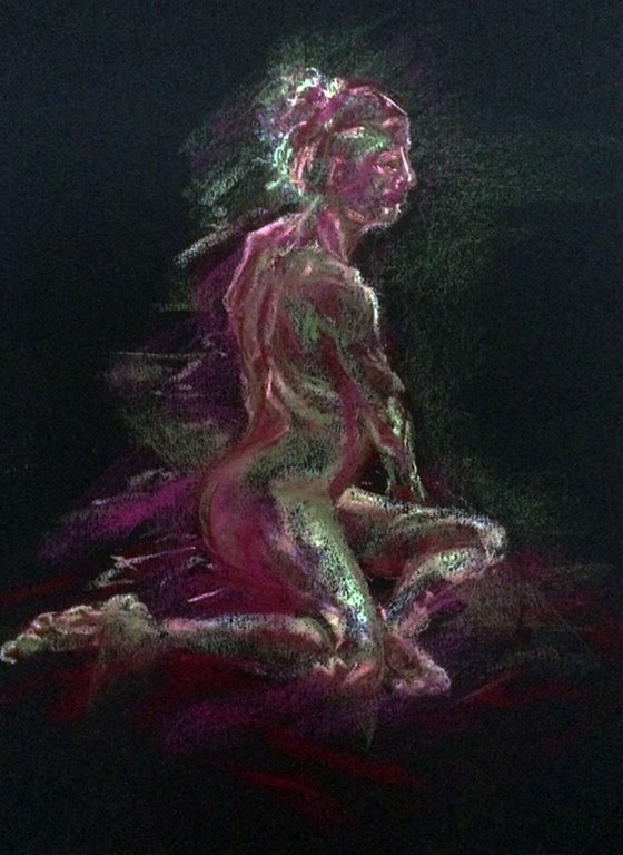 In the Pink - Female nude