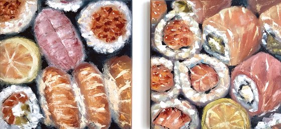 Sushi diptych