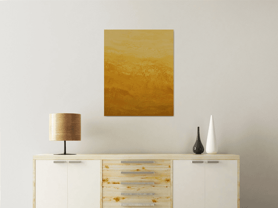 Honeycomb - Modern Yellow Abstract
