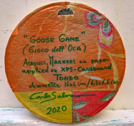 GOOSE GAME - ( 16 x 16 x 4 cm )