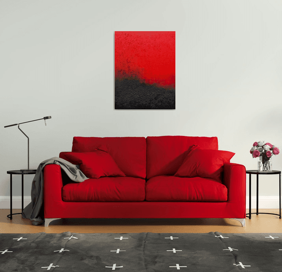 Abstract red