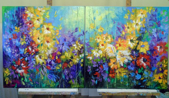 Bright melody 140x70cm