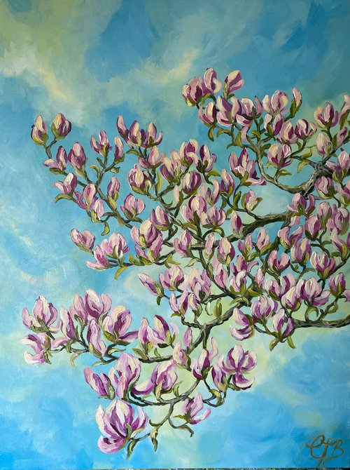 Magnolia in Spring by Colette Baumback