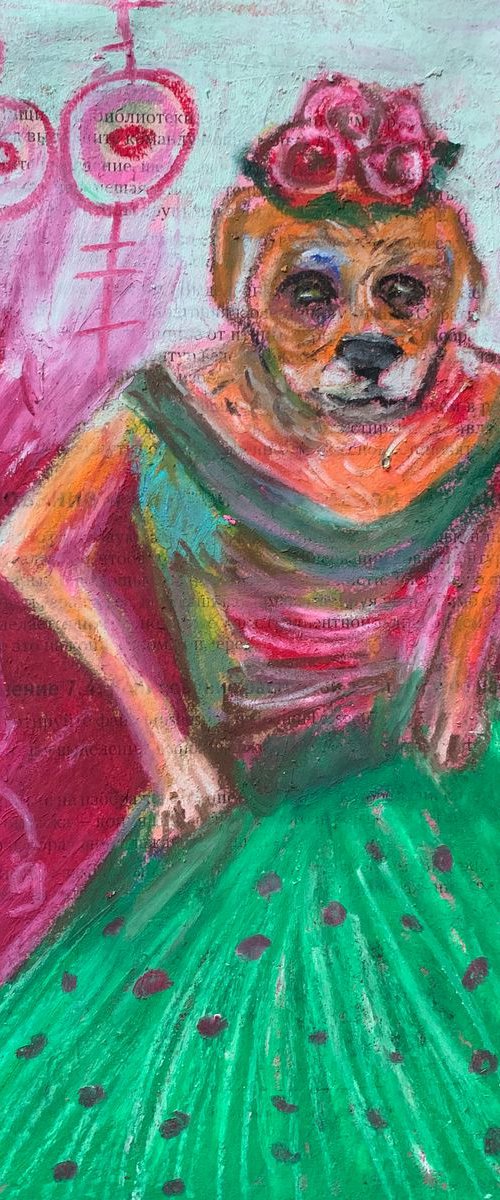 Dancing dog by Pavel Kuragin