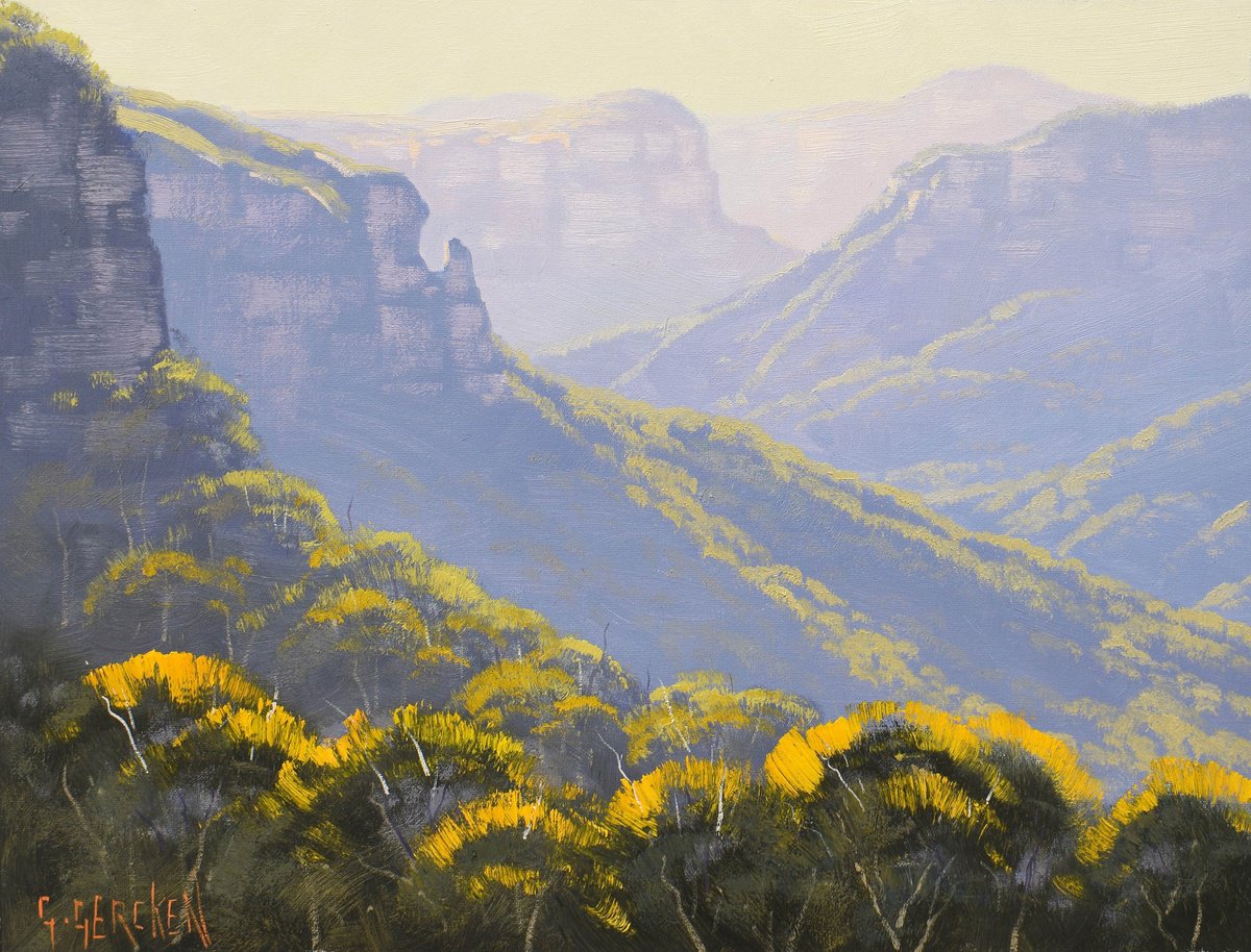 Blue mountains Australian landscape by Graham Gercken