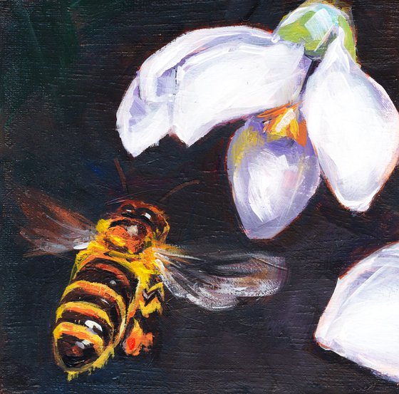 Honey Bee - 15x15 cm