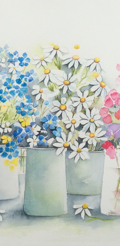 Spring Flowers by Angela Rendall