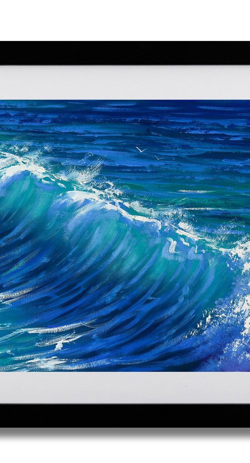 Ocean wave break by Graham Gercken