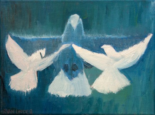 Three Doves by Ryan  Louder
