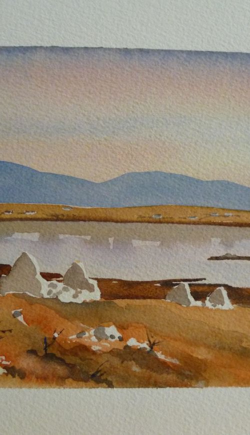 Deserted Village in Achill Island by Maire Flanagan