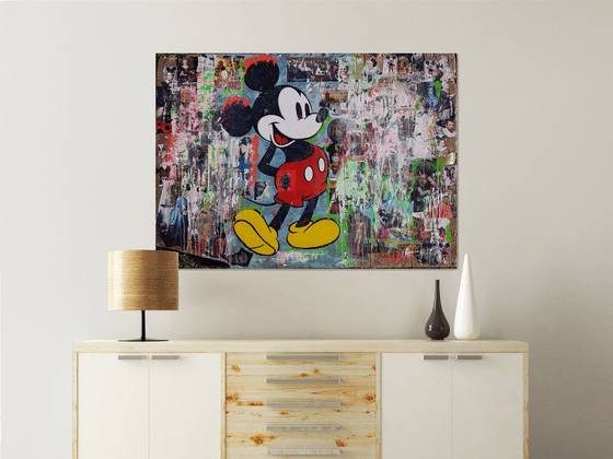 Micky Mouse in art