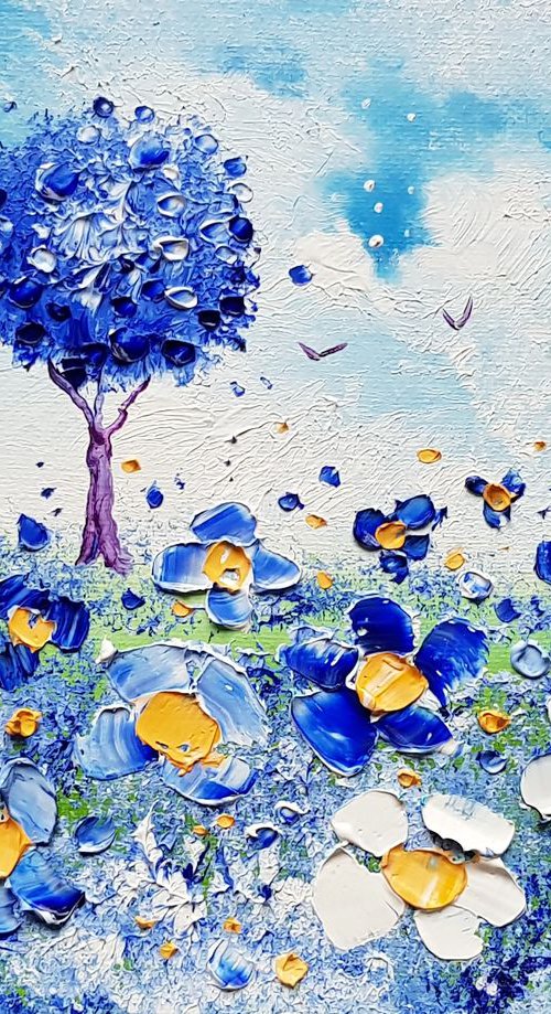 "Magic Tree & Flowers in Love" by Phil Broad