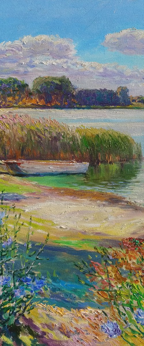 A Sunny Day on the Unawa River by Svitlana Gunchenko