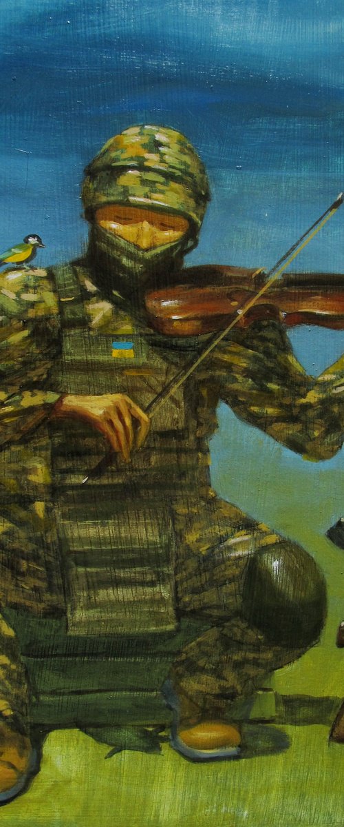 A living soldier's soul. by Serhiy Roy