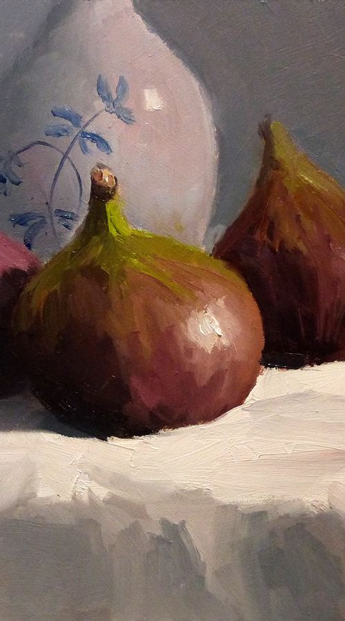 Figs and a Vase by Pascal Giroud