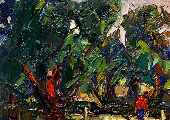 Willows by the river