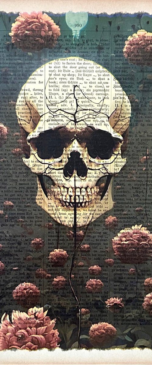 Luscious Flowers Skull by Jakub DK - JAKUB D KRZEWNIAK