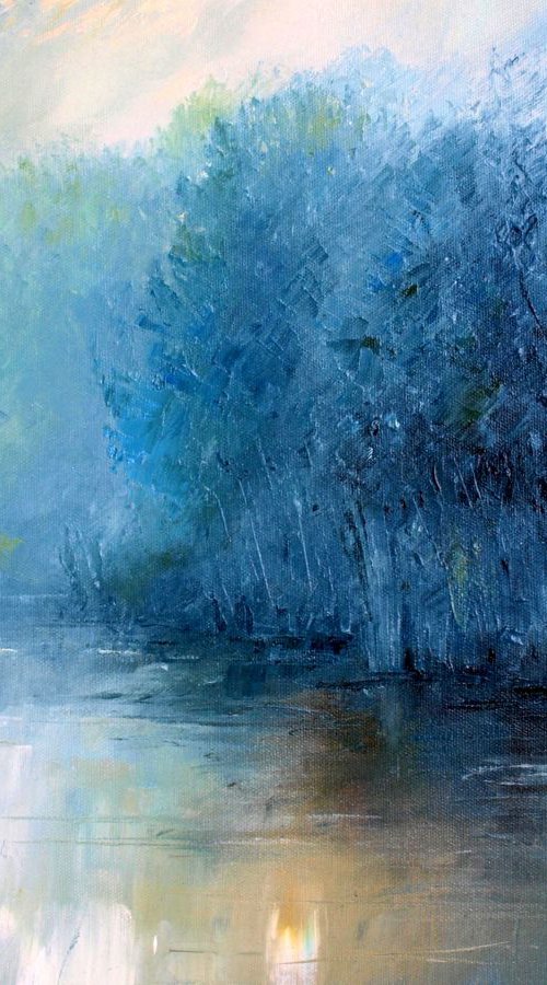 early morning at the lake by Roman Sleptsuk