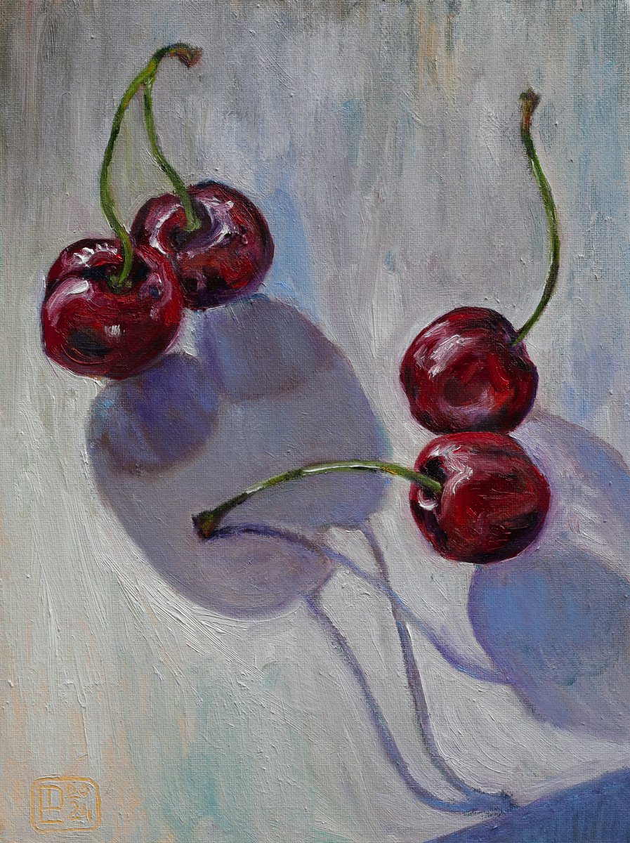 Cherries by Liudmila Pisliakova