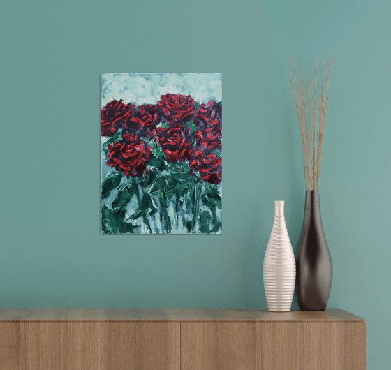 Roses V / ORIGINAL PAINTING