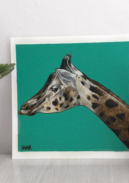 Giraffe Study I by Gemma Duffield