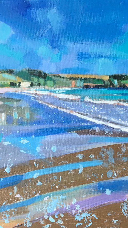 Pendower Beach, Cornwall by Emma Dashwood