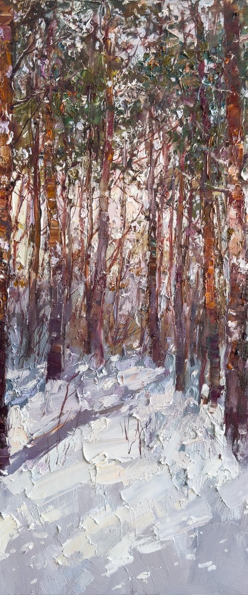 Winter forest by Anastasiia Valiulina