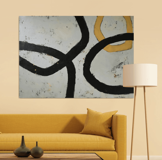 Connected - Large abstract artwork