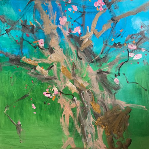 Spring tree. by Lilia Orlova-Holmes