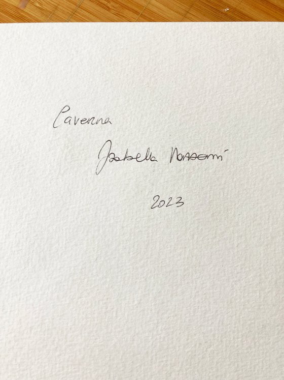 Caverna - green abstract